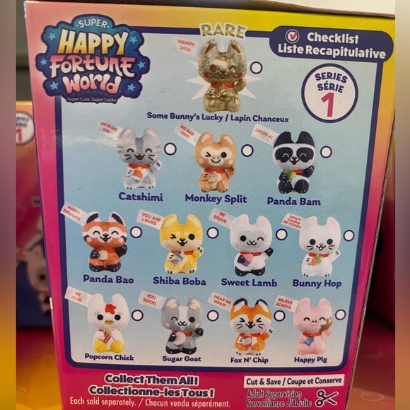 🟣 Super Happy Fortune World - Collect ALL 12 Blind Box NIB NWT - Picture 2 of 3